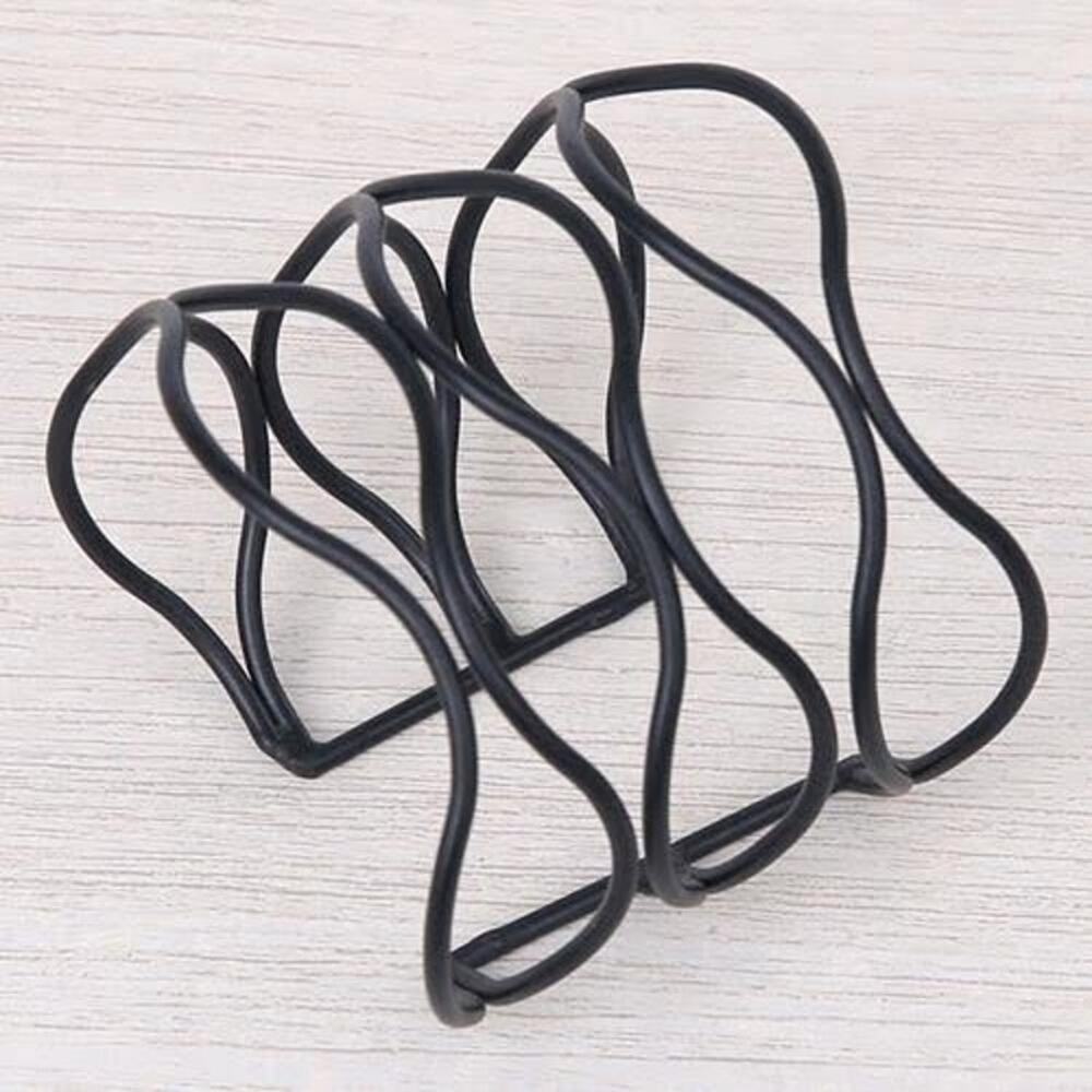 Black Cuff Bracelet | Wave